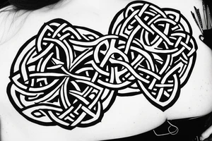 Celtic knot work tattoo idea