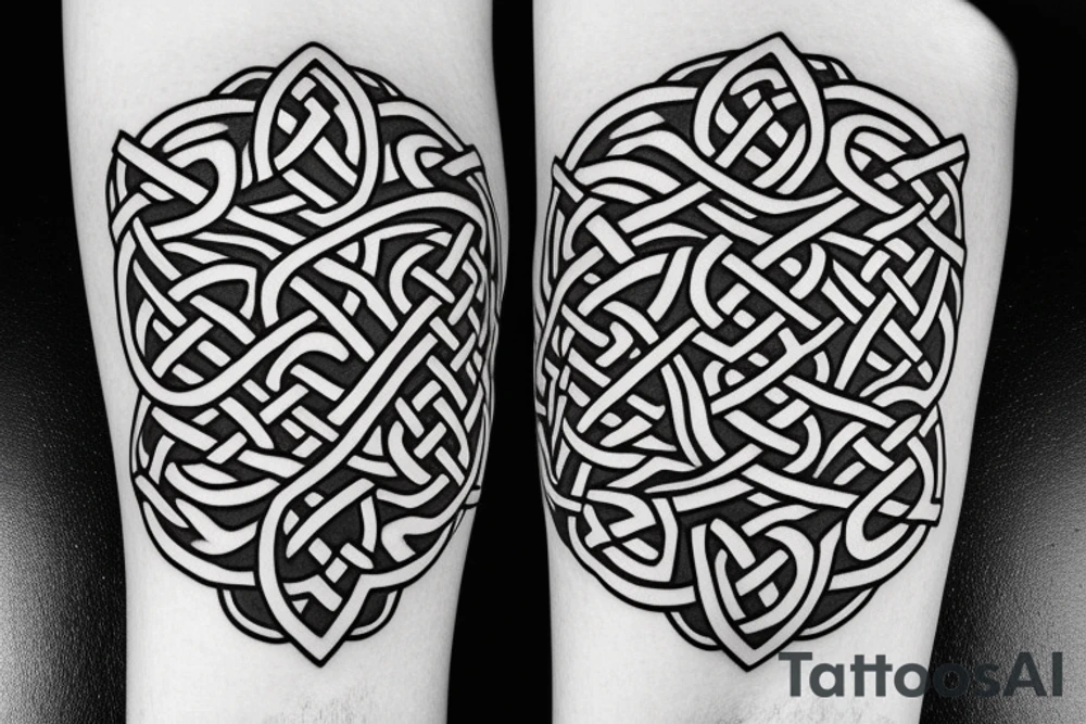 Celtic knot work tattoo idea