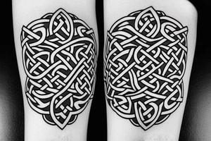 Celtic knot work tattoo idea