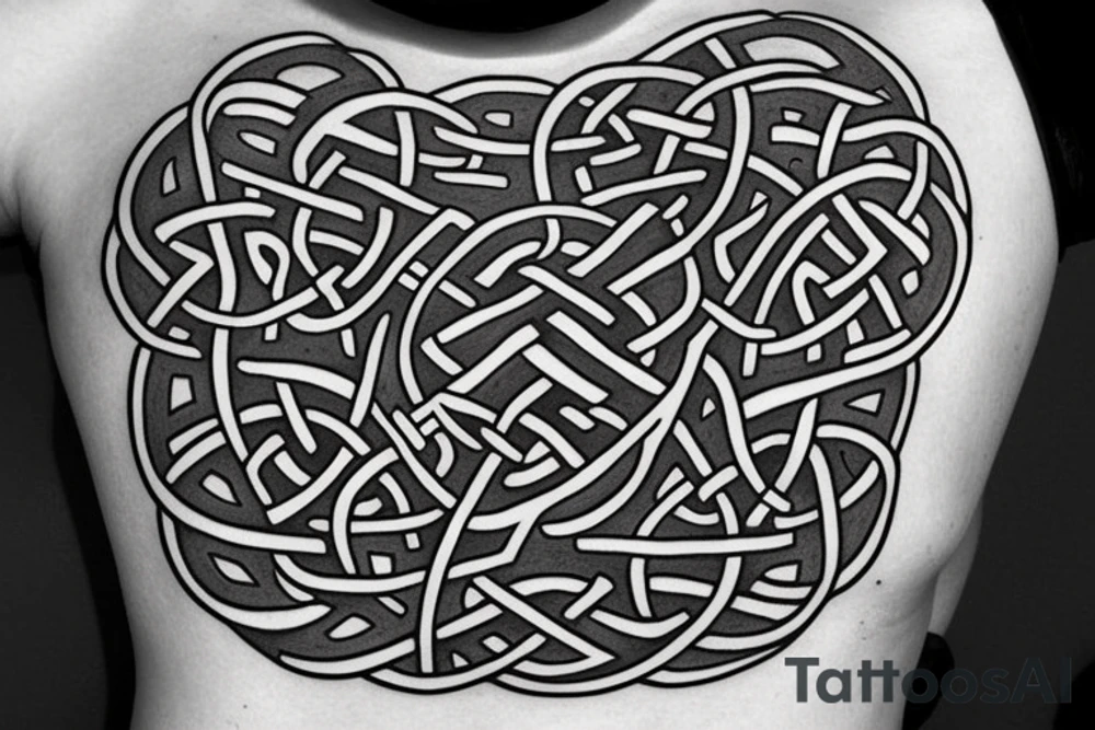 Celtic knot work tattoo idea