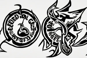 Red Hot Chilli Peppers logo tattoo idea