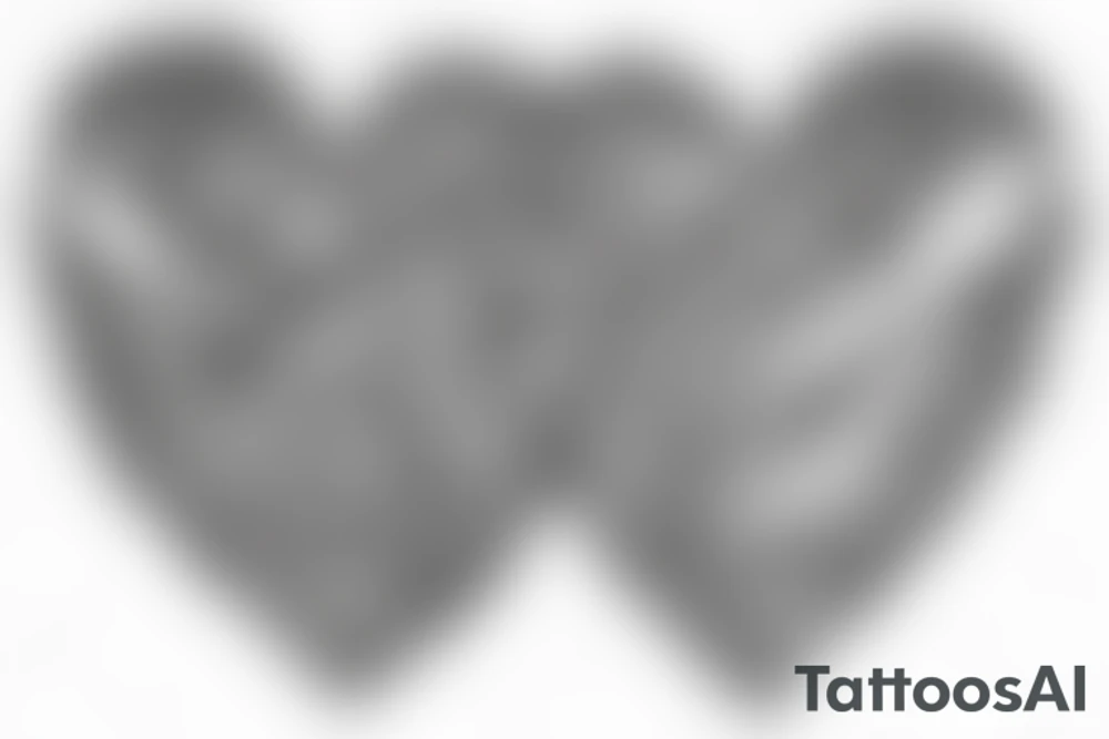 Heart with chain tattoo idea