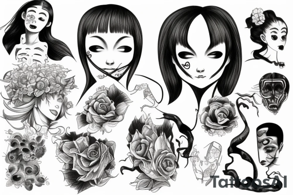 Girl tattoo idea