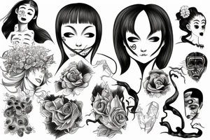 Girl tattoo idea