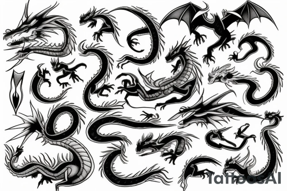 Dragon tattoo idea