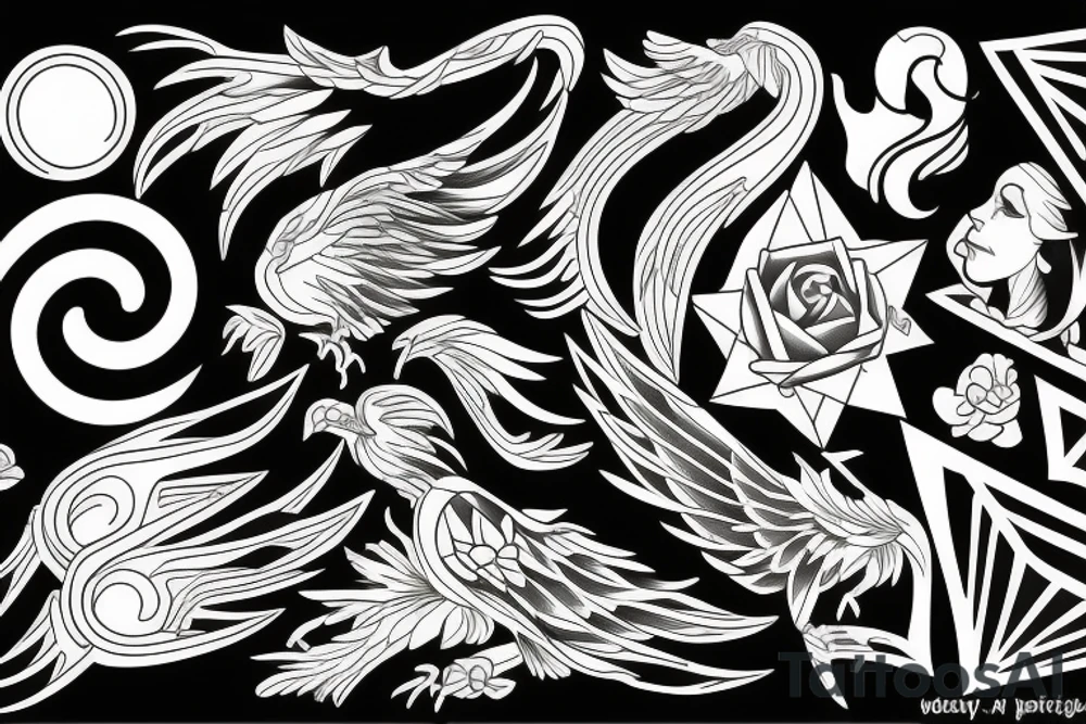 Phoenix tattoo idea