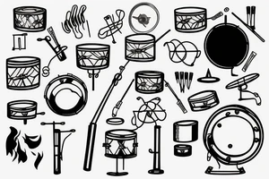 Steelpan drum tattoo idea