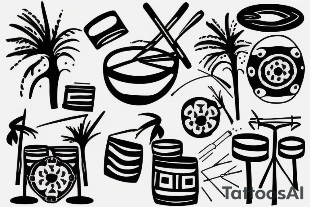 Steelpan drum tattoo idea