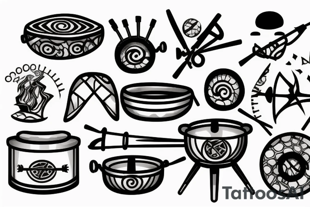 Steelpan drum tattoo idea