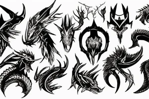 Destiny 2 hunter and dragon tattoo idea