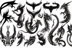 Destiny 2 hunter and dragon tattoo idea