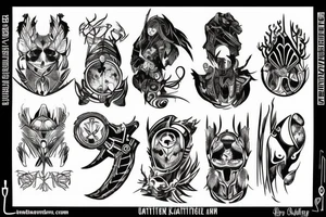 Destiny 2 hunter tattoo idea