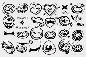 semicolon tattoo idea