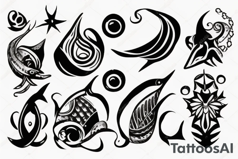 Soearfishing tattoo idea