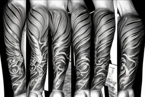 Forearm flame tattoo unique tattoo idea