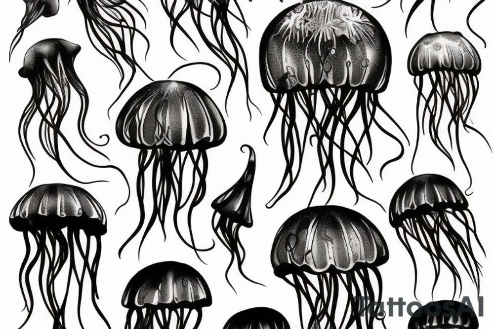 jellyfish tattoo idea
