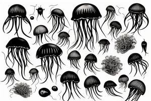 jellyfish tattoo idea