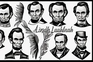 abraham lincoln tattoo idea