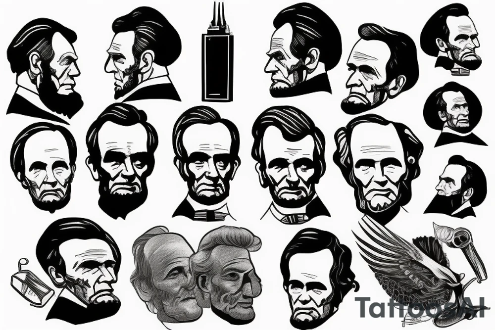 abraham lincoln tattoo idea