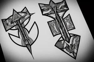 Arrow traveling tattoo idea