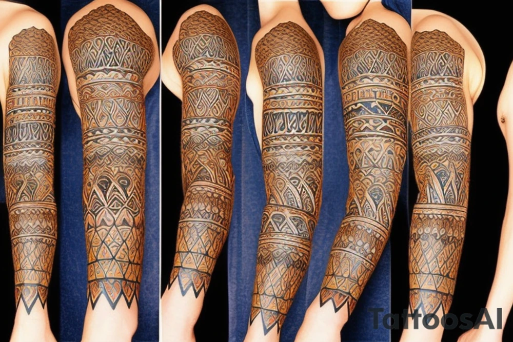 Faith Hope HEART sleeve tattoo idea