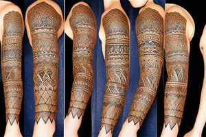 Faith Hope HEART sleeve tattoo idea