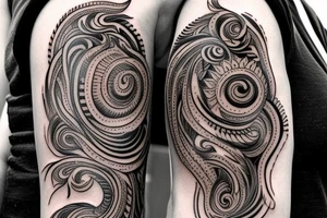 I need a unique tattoo design for the names Kalyani and Himanth in combination tattoo idea