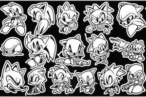 Sonic the Hedgehog as a pirate tattoo idea