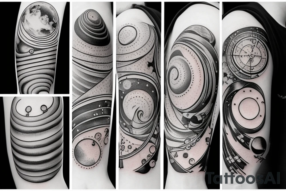 astronomy tattoo idea