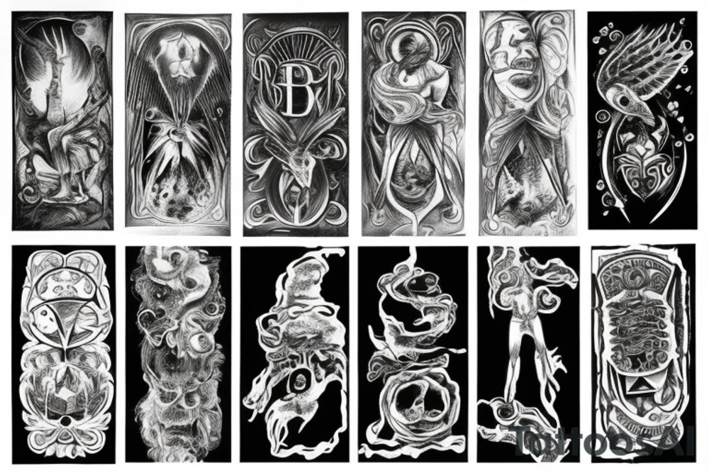 Psalm 23 tattoo idea