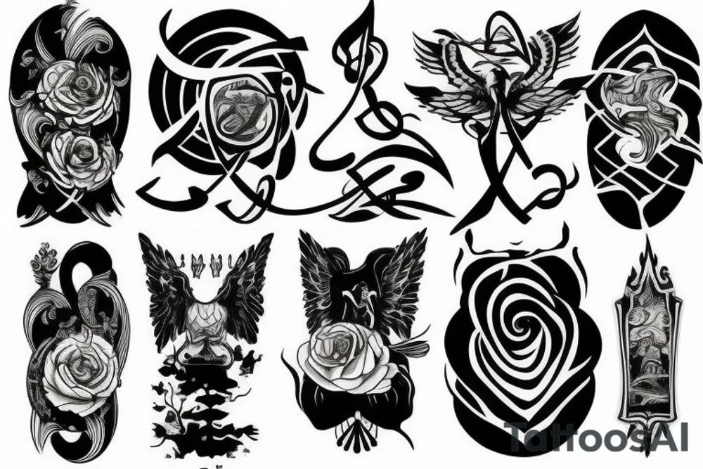 Psalm 23 tattoo idea