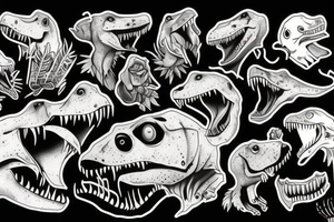 Trex tattoo idea