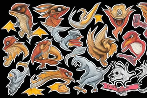 Raptor tattoo idea