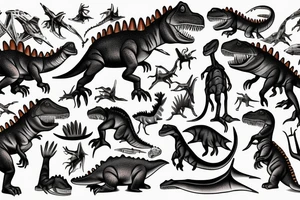Dinosaur tattoo idea