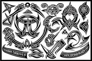 viking symbol tattoo idea