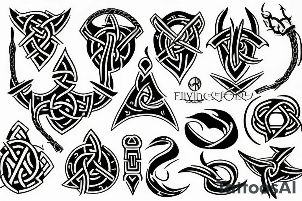 viking symbol tattoo idea