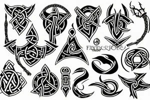 viking symbol tattoo idea