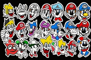 super mario zombies tattoo idea
