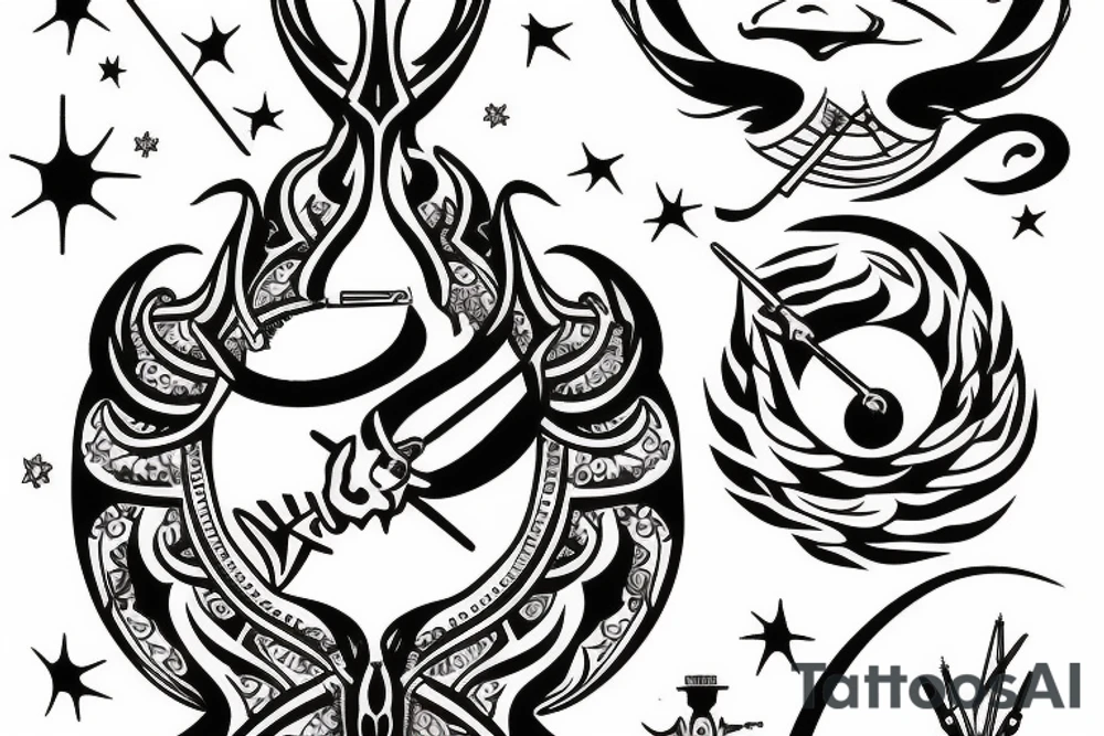 Sagittarius tattoo idea