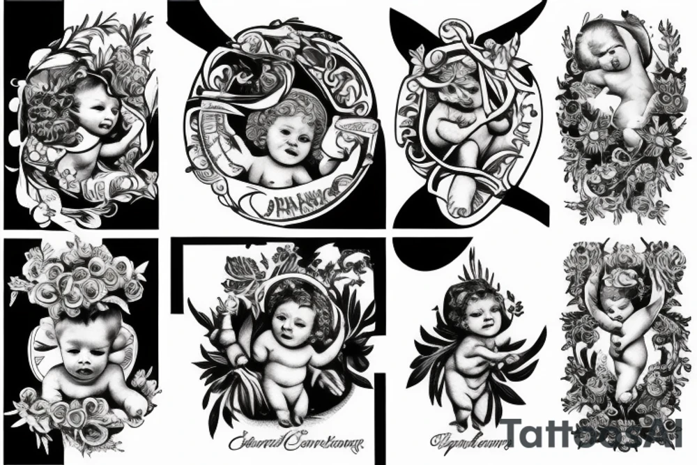 Cherub tattoo idea