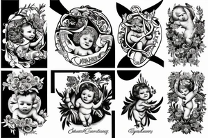 Cherub tattoo idea