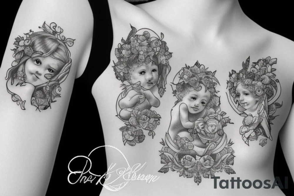 Cherub tattoo idea