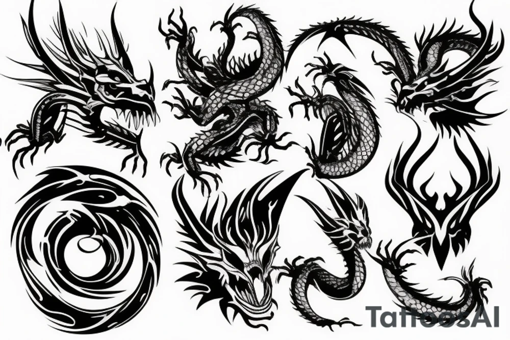 dragon tattoo idea