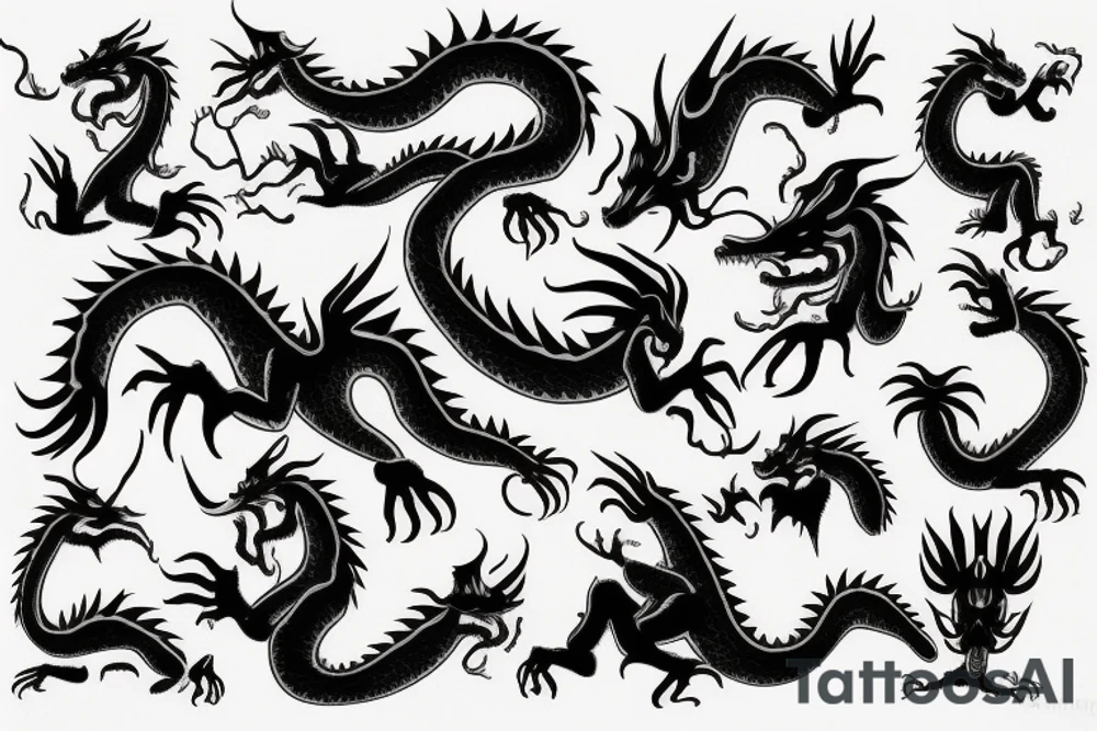 dragon tattoo idea