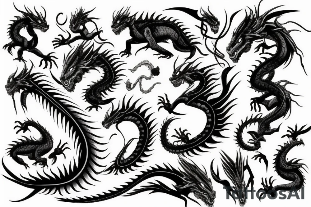 dragon tattoo idea