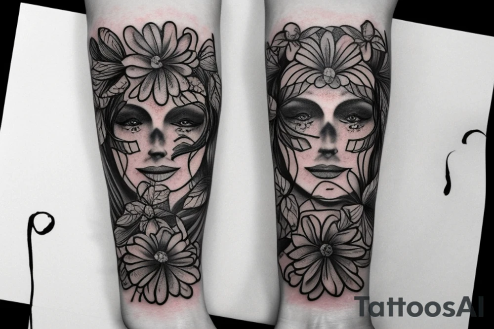 flowers tattoo idea