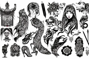 kazakh national tattoo idea