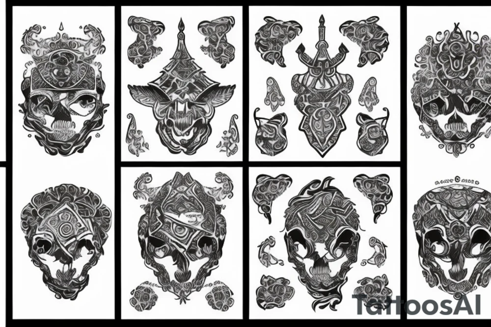 kazakh national tattoo idea