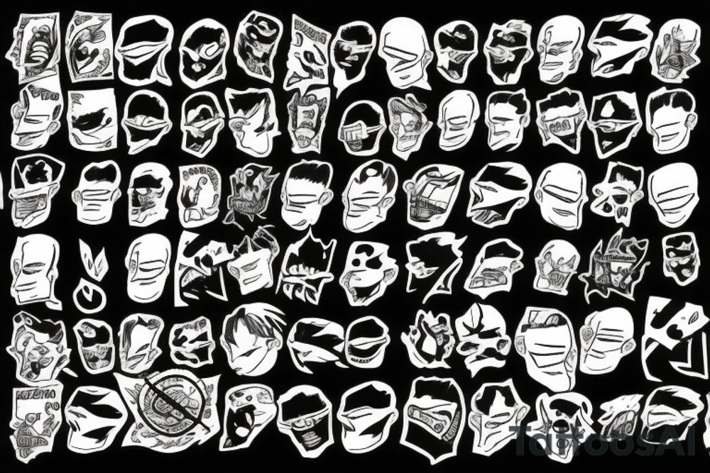 Black flag tattoo idea