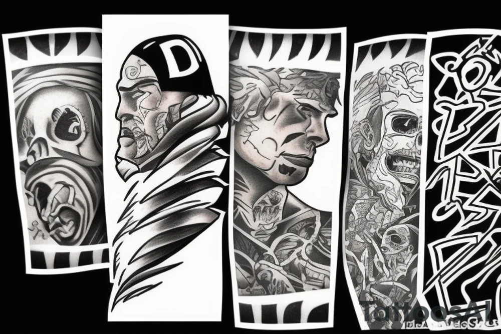Black flag tattoo idea